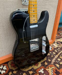 Vintage 1983 1984 Fender Squier Telecaster MIJ SQ Black Guitar