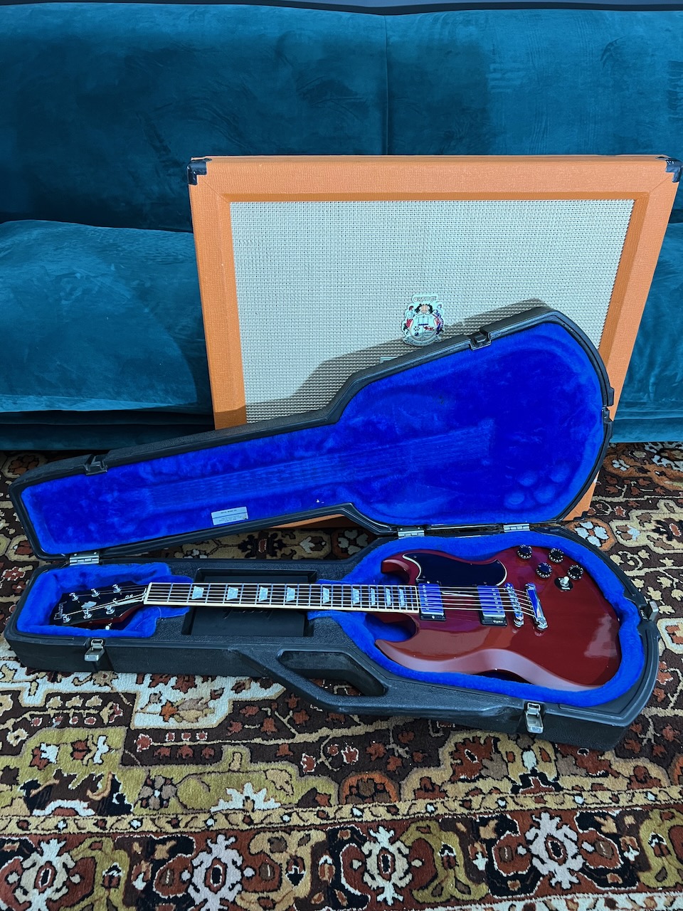 Vintage 1986 Gibson SG Standard Cherry Electric Guitar OHSC Vintage 1986 Gibson SG Standard Cherry Electric Guitar OHSC