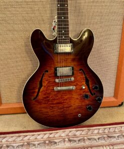 Vintage 1987 Gibson ES335 Dot Custom Shop Edition Tobacco Flame Sunburst Guitar