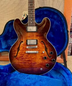 Vintage 1987 Gibson ES335 Dot Custom Shop Edition Tobacco Flame Sunburst Guitar