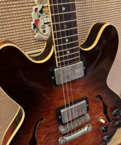 Vintage 1987 Gibson ES335 Dot Custom Shop Edition Tobacco Flame Sunburst Guitar