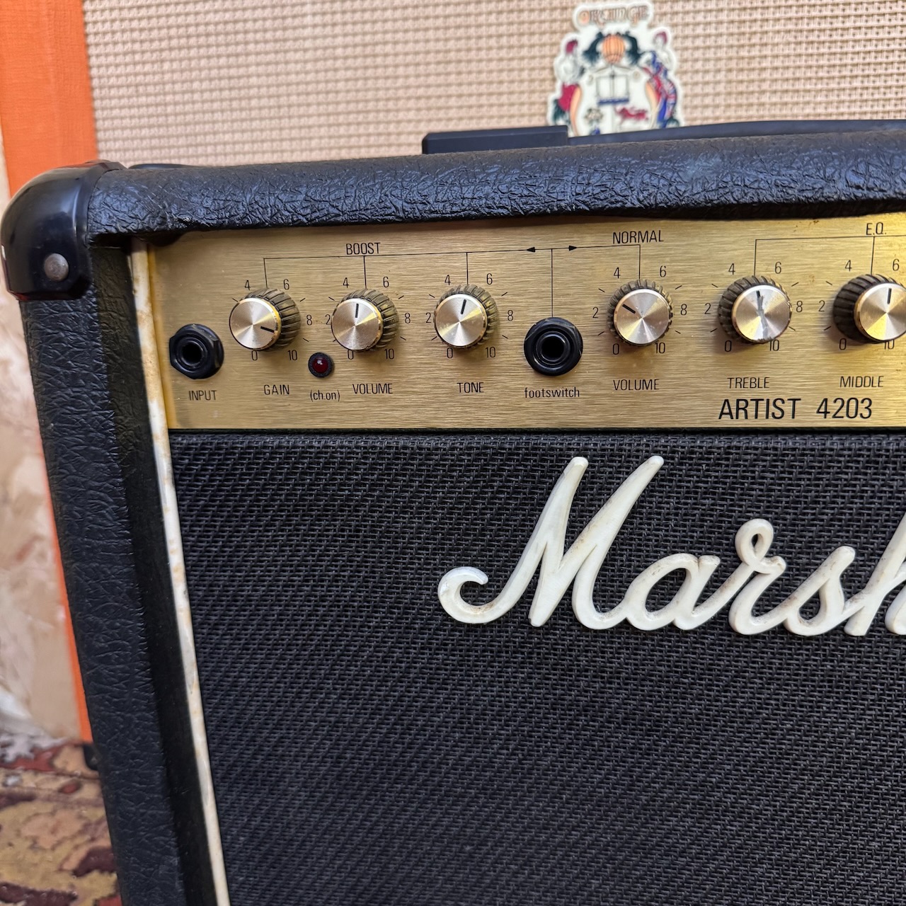 Vintage 1989 Marshall Artist 30 4203 1x12 Valve Combo Amplifier Vintage 1989 Marshall Artist 30 4203 1x12 Valve Combo Amplifier