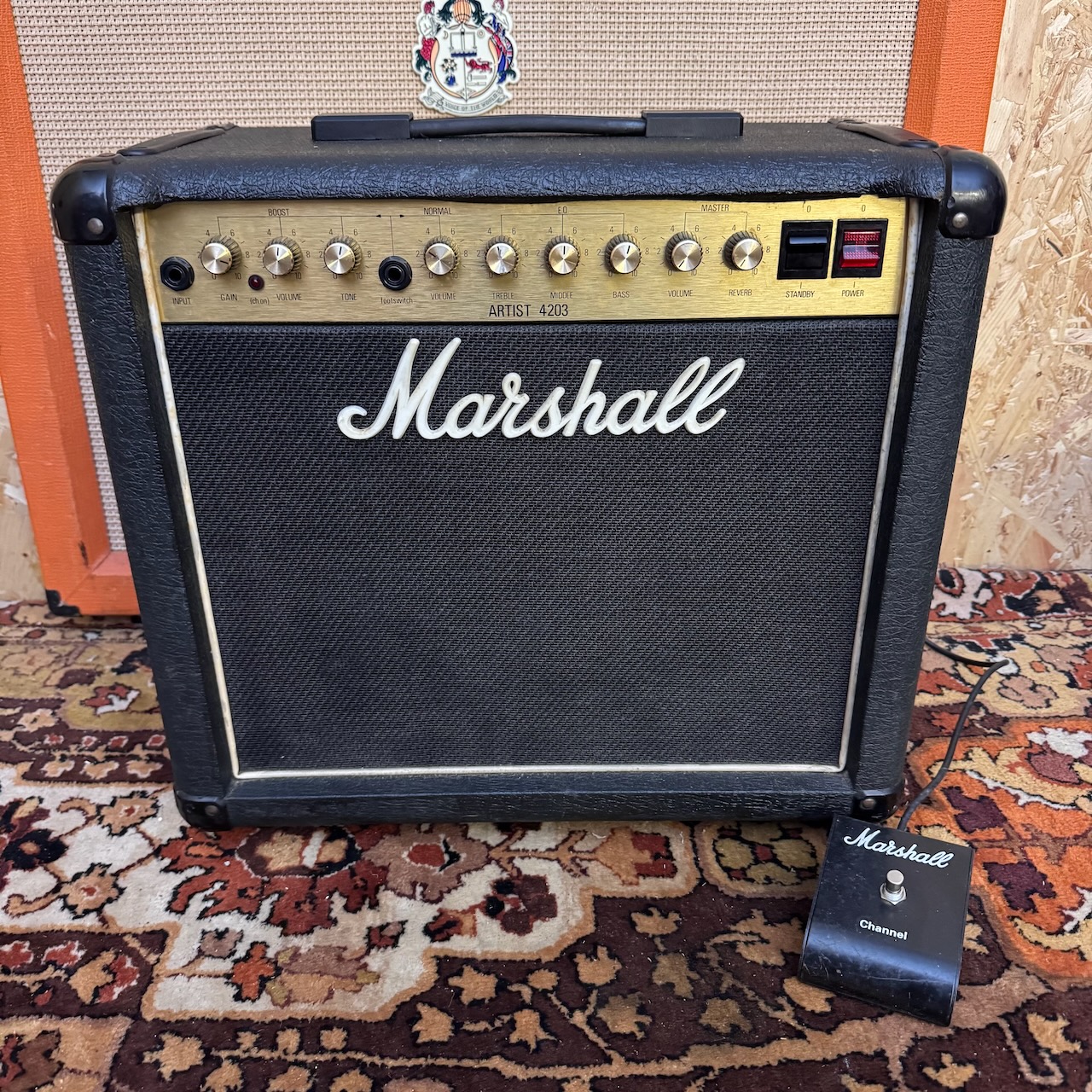 Vintage 1989 Marshall Artist 30 4203 1x12 Valve Combo Amplifier Vintage 1989 Marshall Artist 30 4203 1x12 Valve Combo Amplifier