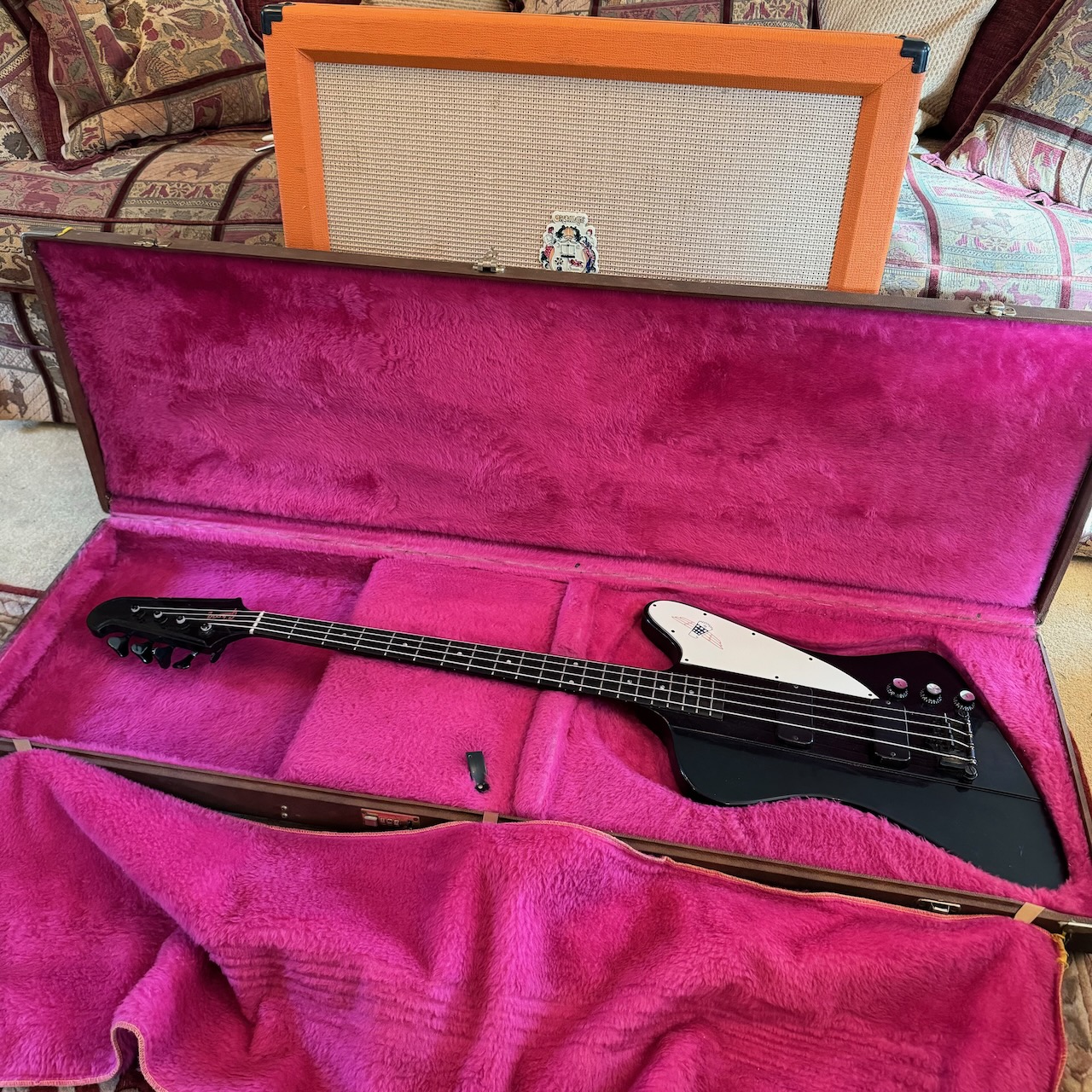 Vintage 1990 Gibson Thunderbird USA Black Bass Guitar OHSC Vintage 1990 Gibson Thunderbird USA Black Bass Guitar OHSC