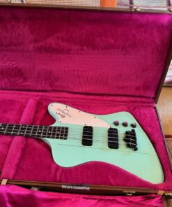 Vintage 1990s Gibson Thunderbird USA Kelly Green Bass Guitar Bartolini