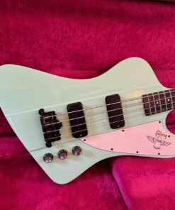 Vintage 1990s Gibson Thunderbird USA Kelly Green Bass Guitar Bartolini