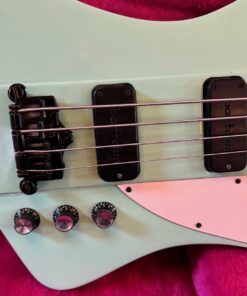Vintage 1990s Gibson Thunderbird USA Kelly Green Bass Guitar Bartolini