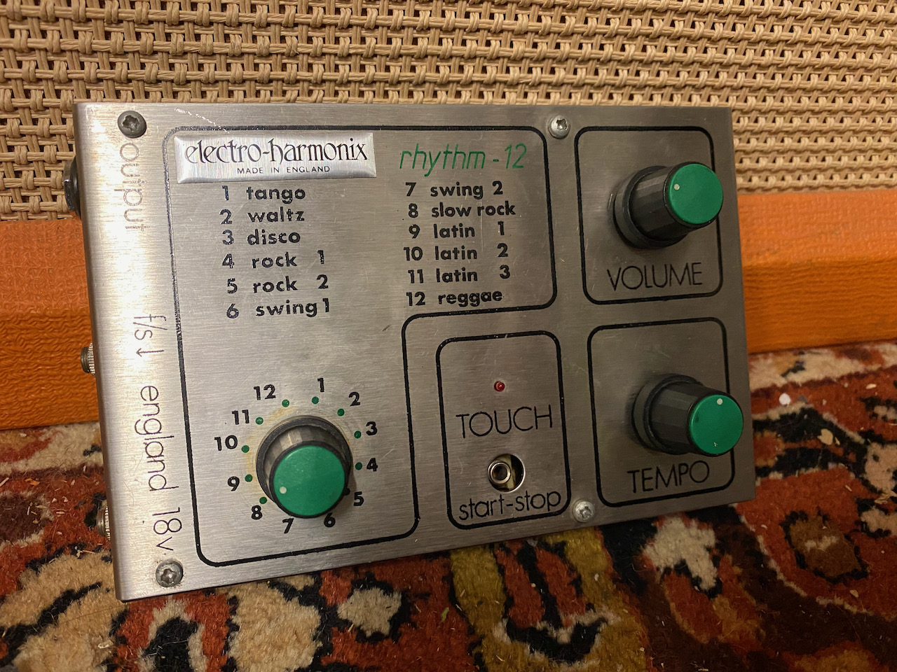 Vintage Electro Harmonix Rhythm 12 England Drum Machine Vintage Electro Harmonix Rhythm 12 England Drum Machine