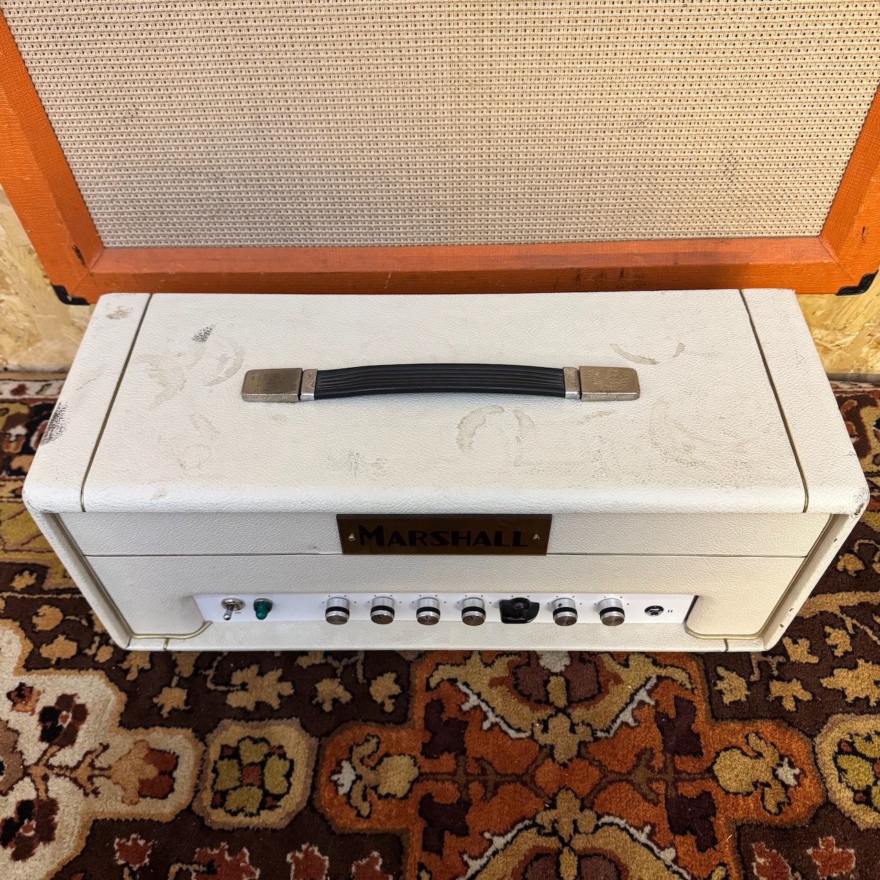 Vintage Handmade Handwired JTM45 JMP White Vintage Parts Amplifier Head Marshall Vintage Handmade Handwired JTM45 JMP White Vintage Parts Amplifier Head Marshall