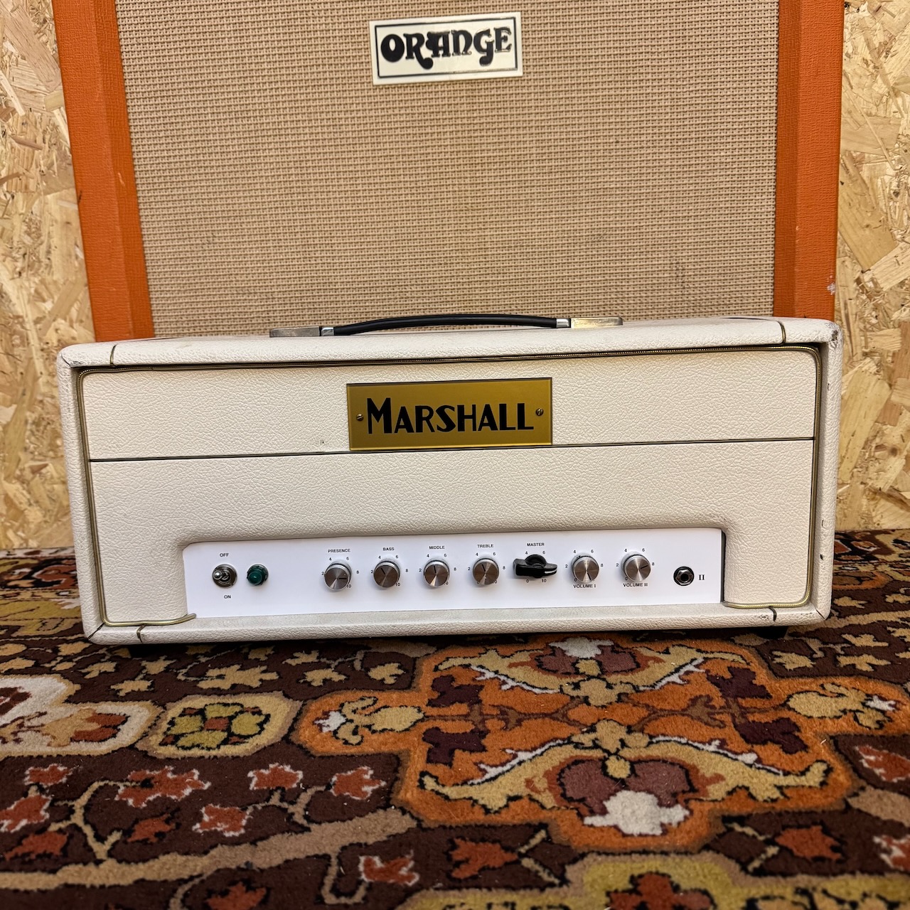 Vintage Handmade Handwired JTM45 JMP White Vintage Parts Amplifier Head Marshall Vintage Handmade Handwired JTM45 JMP White Vintage Parts Amplifier Head Marshall