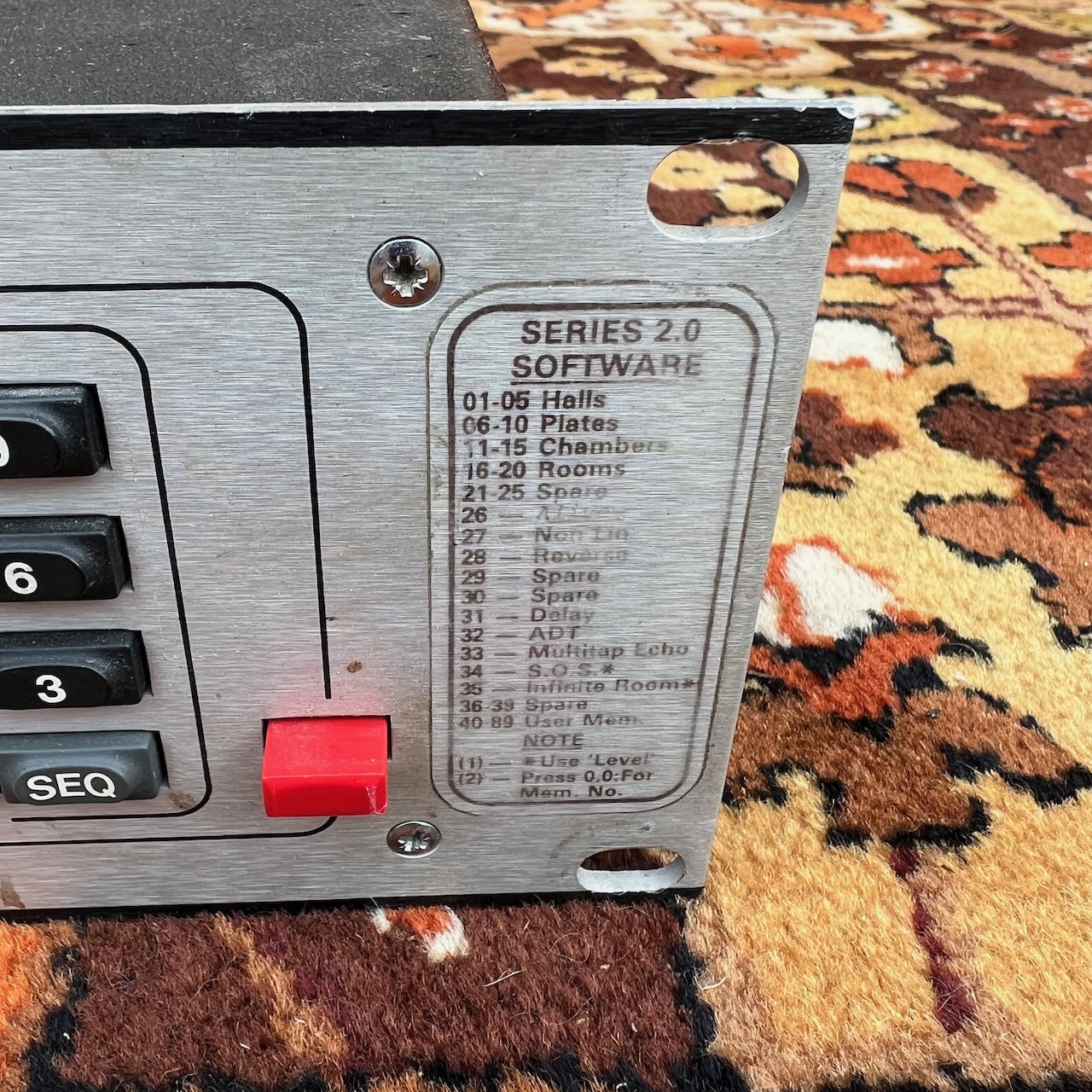 Vintage Klark Teknik DN780 Digital Reverb Effect Unit Vintage Klark Teknik DN780 Digital Reverb Effect Unit