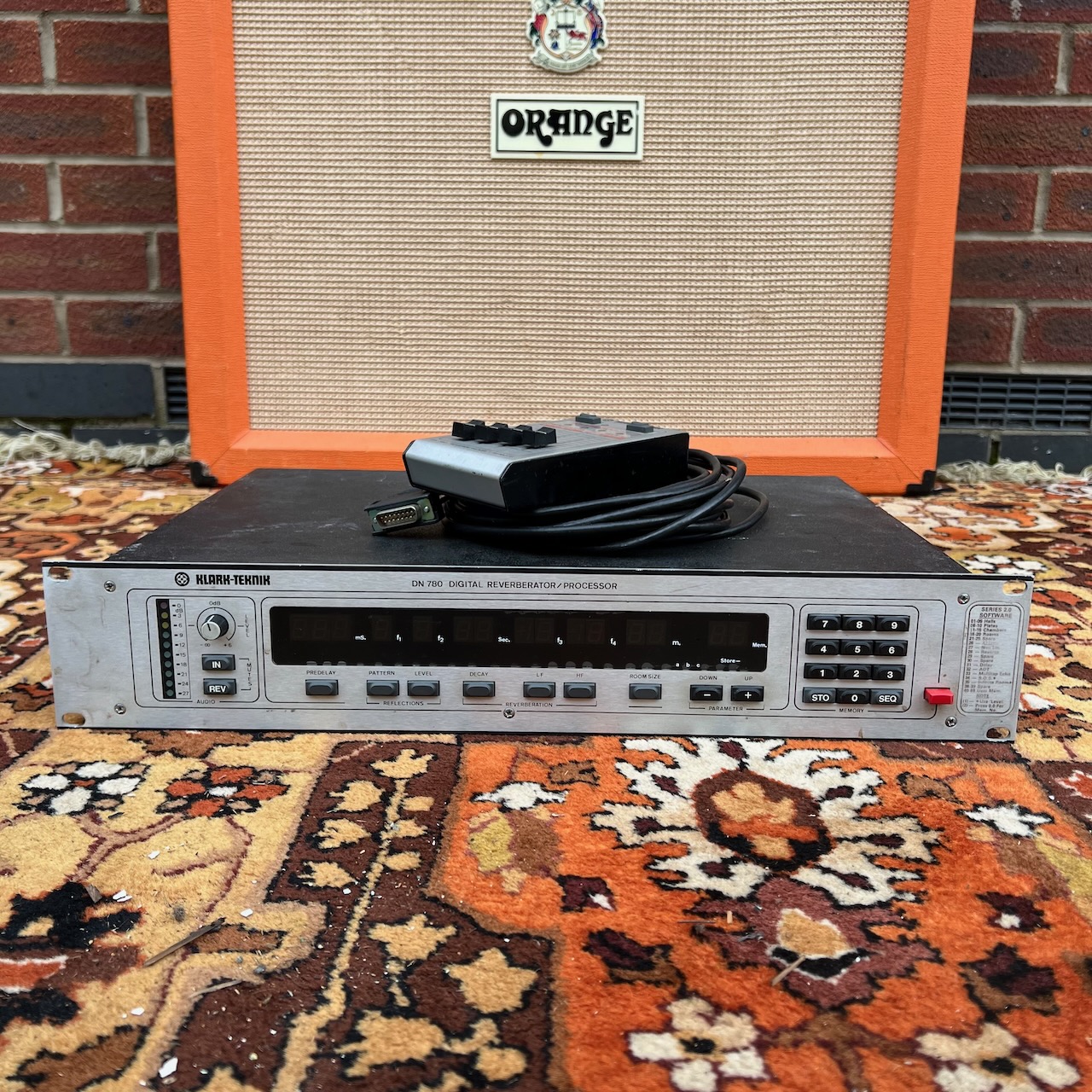 Vintage Klark Teknik DN780 Digital Reverb Effect Unit Vintage Klark Teknik DN780 Digital Reverb Effect Unit
