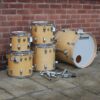 Vintage Ludwig Classic Maple Natural 5 Piece Drum Kit