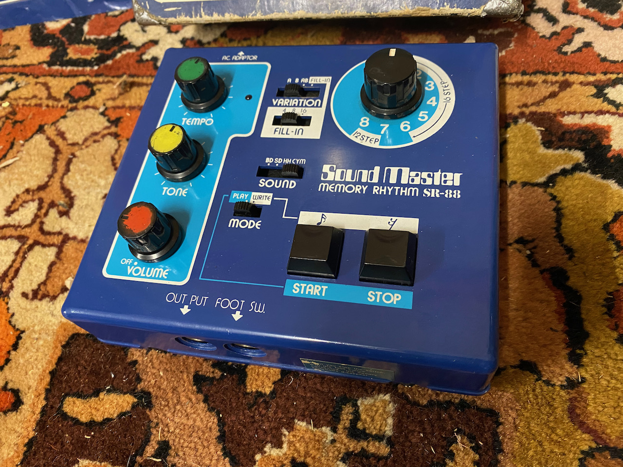 Vintage Sound Master Memory Rhythm SR88 Drum Beat Machine BOXED Vintage Sound Master Memory Rhythm SR88 Drum Beat Machine BOXED